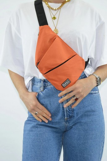 Passtell Γυναικείο Τσαντάκι Freebag Πορτοκαλί