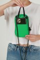 Shaka mini Τσάντα Χιαστί με λουράκι από σχοινί Πράσινο