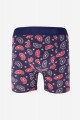 Boxer Ανδρικο  Lahour Blue & Red Cotboxer - M