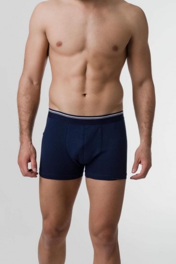 Boxer εξωτερικό λάστιχο Berrak Stripe Μπλε XL