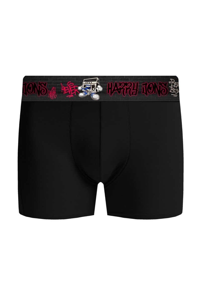 Boxer Harry Jons Graffiti Pack Μαύρο XL