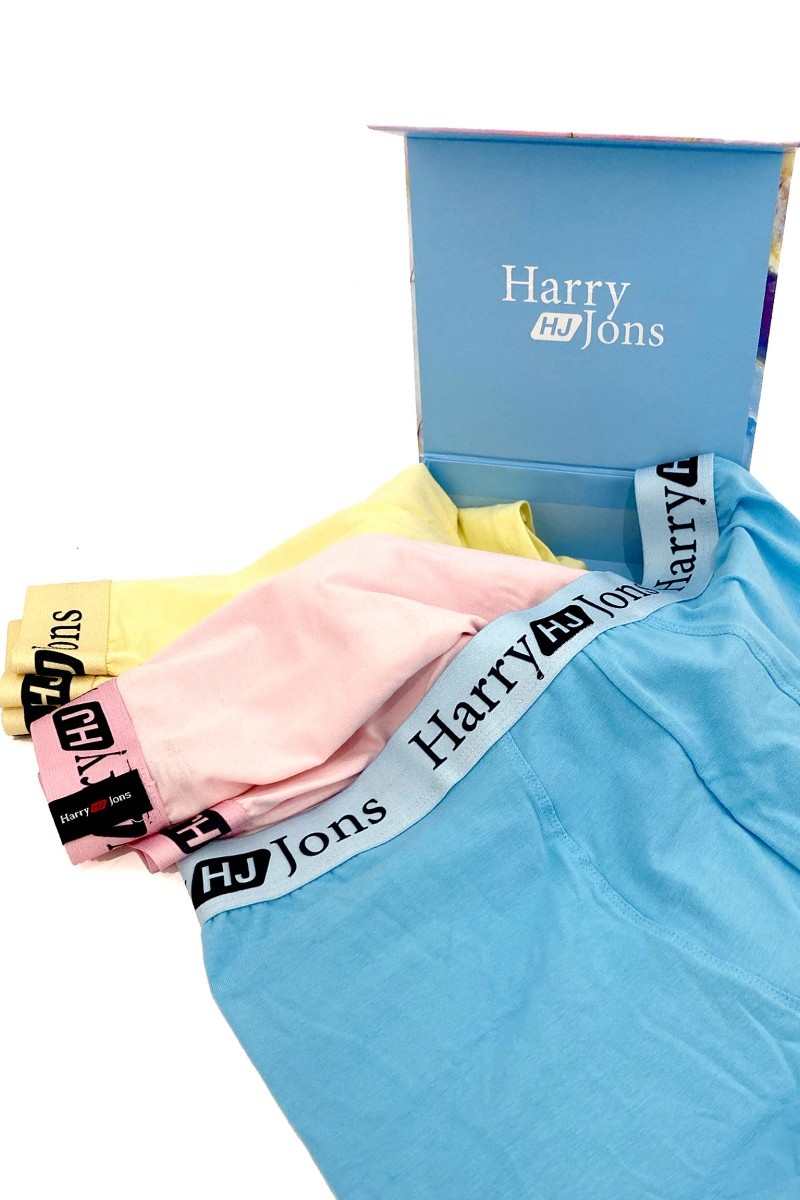 Boxer Harry Jons Pastels Pack Εμπριμε XXL