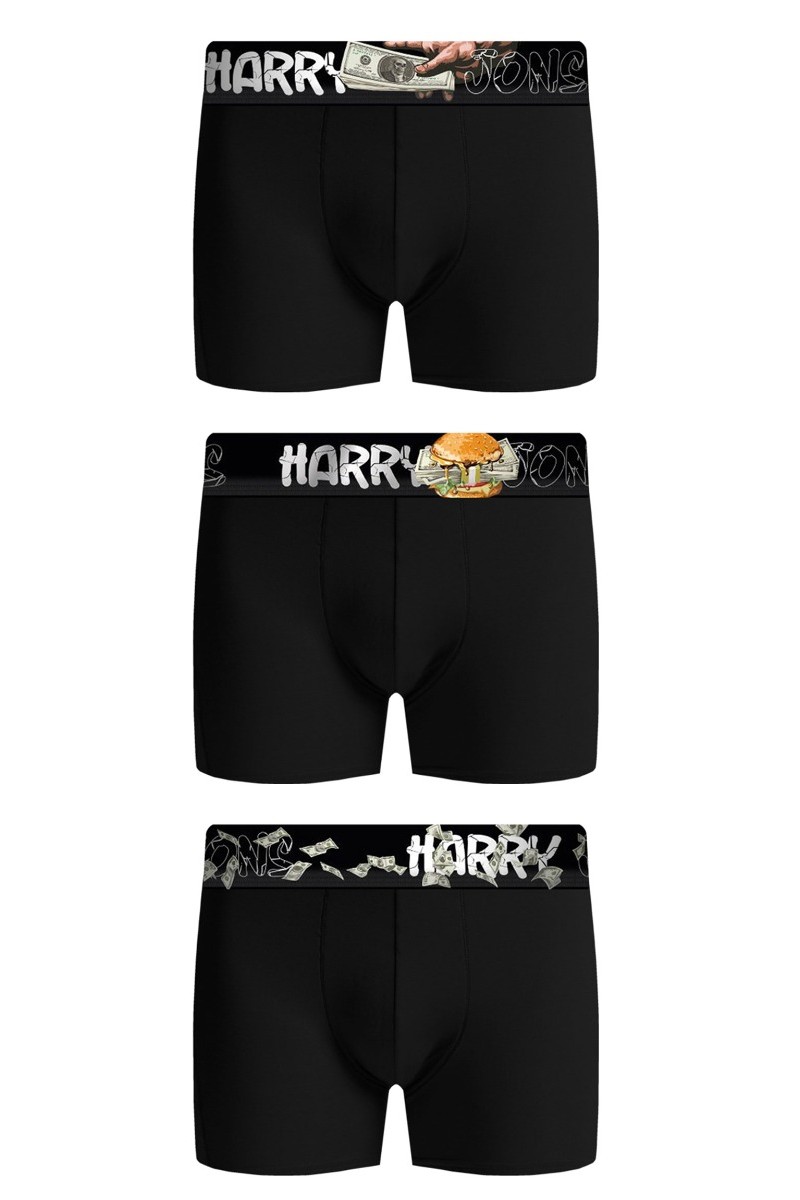 Boxer Harry Jons Rich Pack Μαύρο M