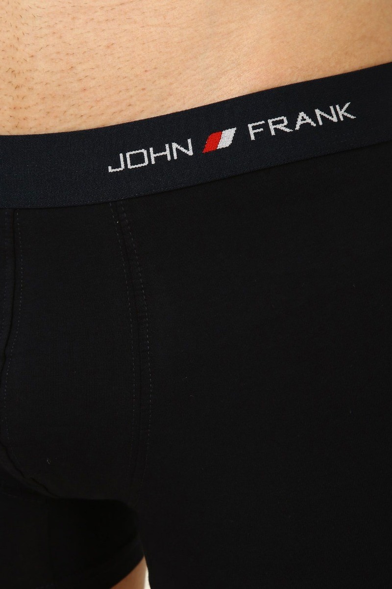 Boxer John Frank Basic Colors Μπλε Σκούρο XXL