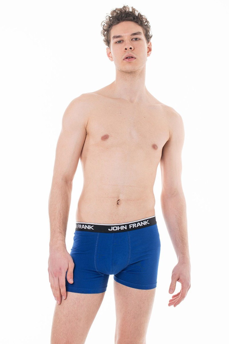 Boxer John Frank Blue Tiger  Μπλε XL