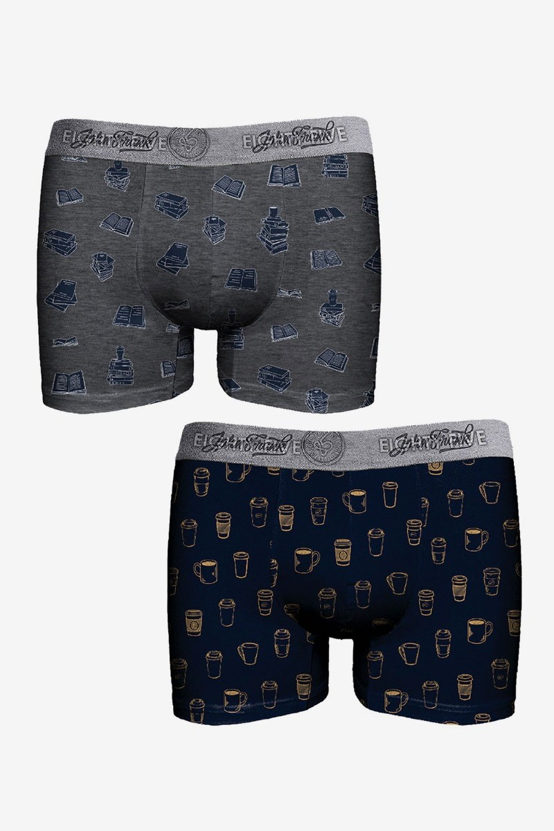 Boxer John Frank Coffee 2 Τεμ. - L