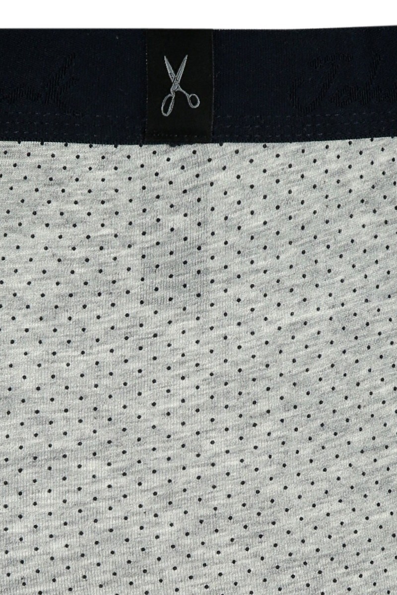 Boxer John Frank Dots Γκρι XL