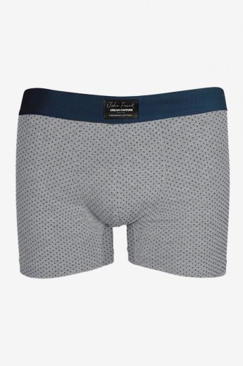 Boxer John Frank Dots Γκρι XL