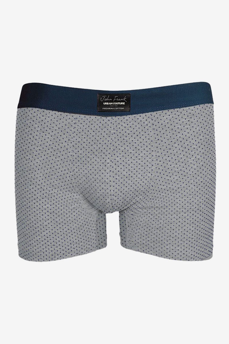 Boxer John Frank Dots Γκρι XL