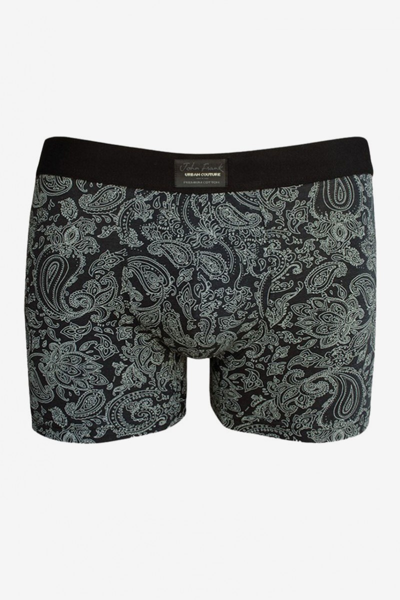 Boxer John Frank Lahour Premium Cotton Μαύρο L