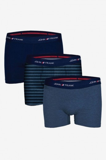 Boxer John Frank Navy Pack - L