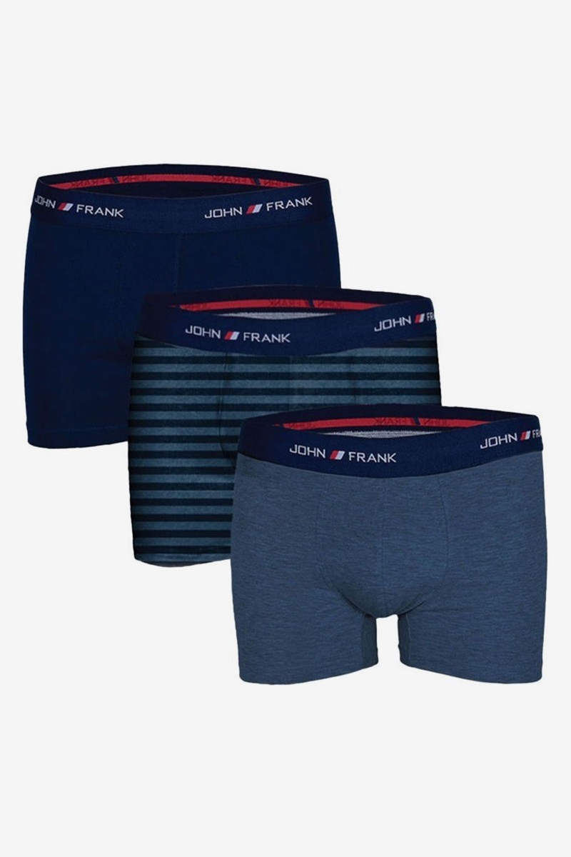 Boxer John Frank Navy Pack - L