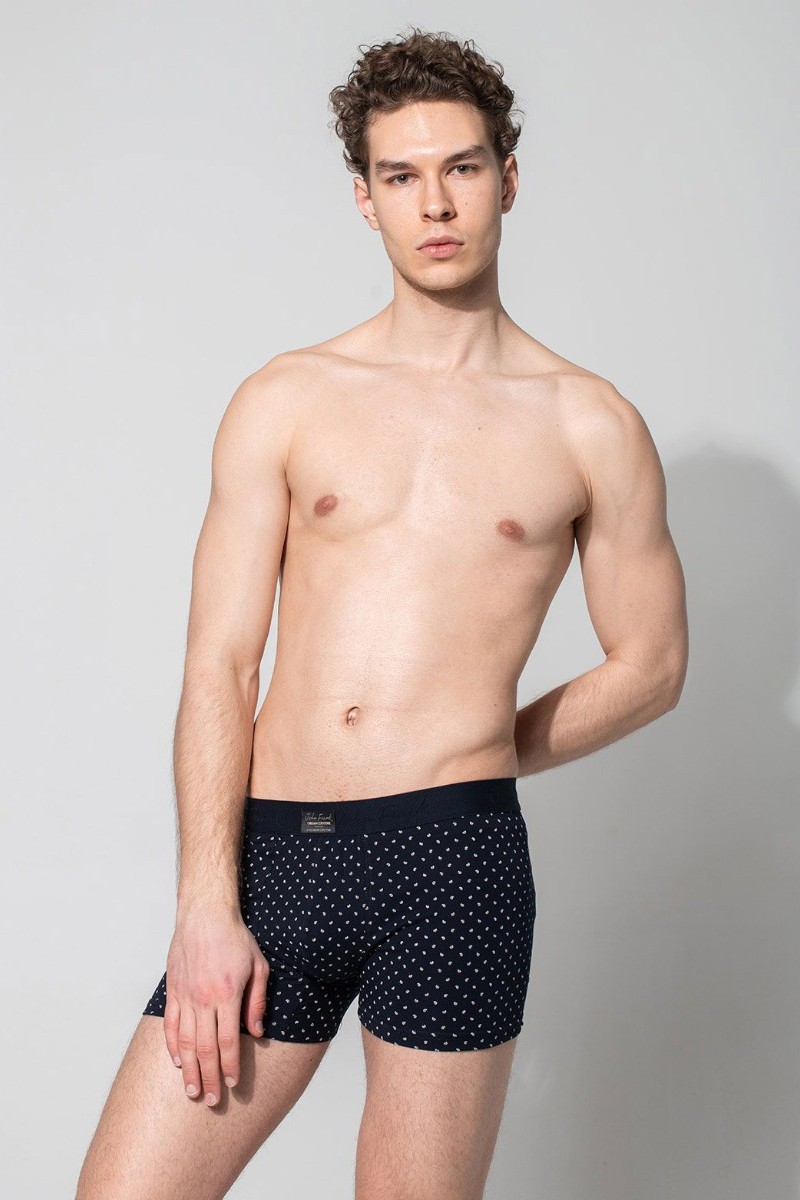 Boxer John Frank Premium Cotton Μπλε L