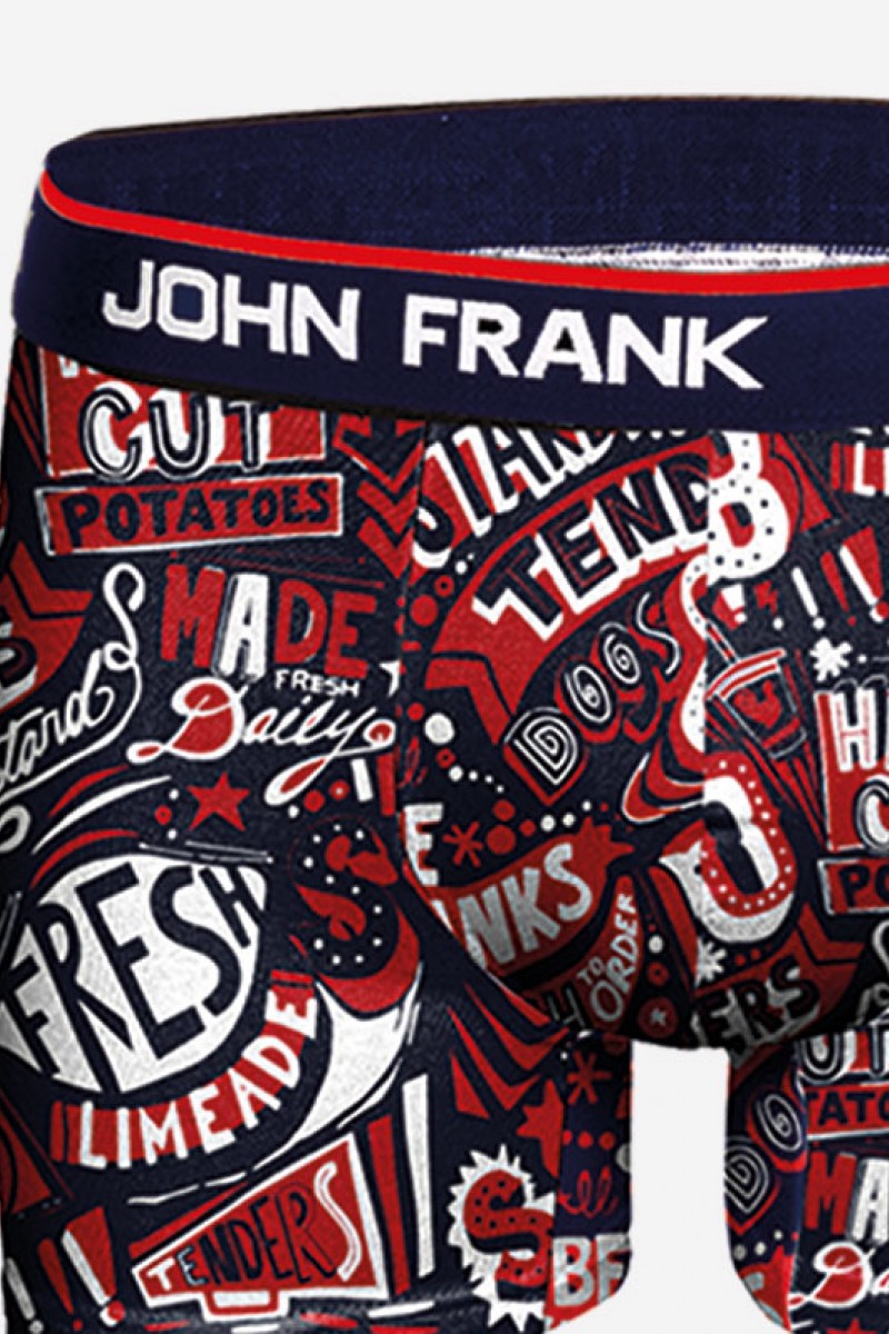 Boxer John Frank Red Shakes - XL