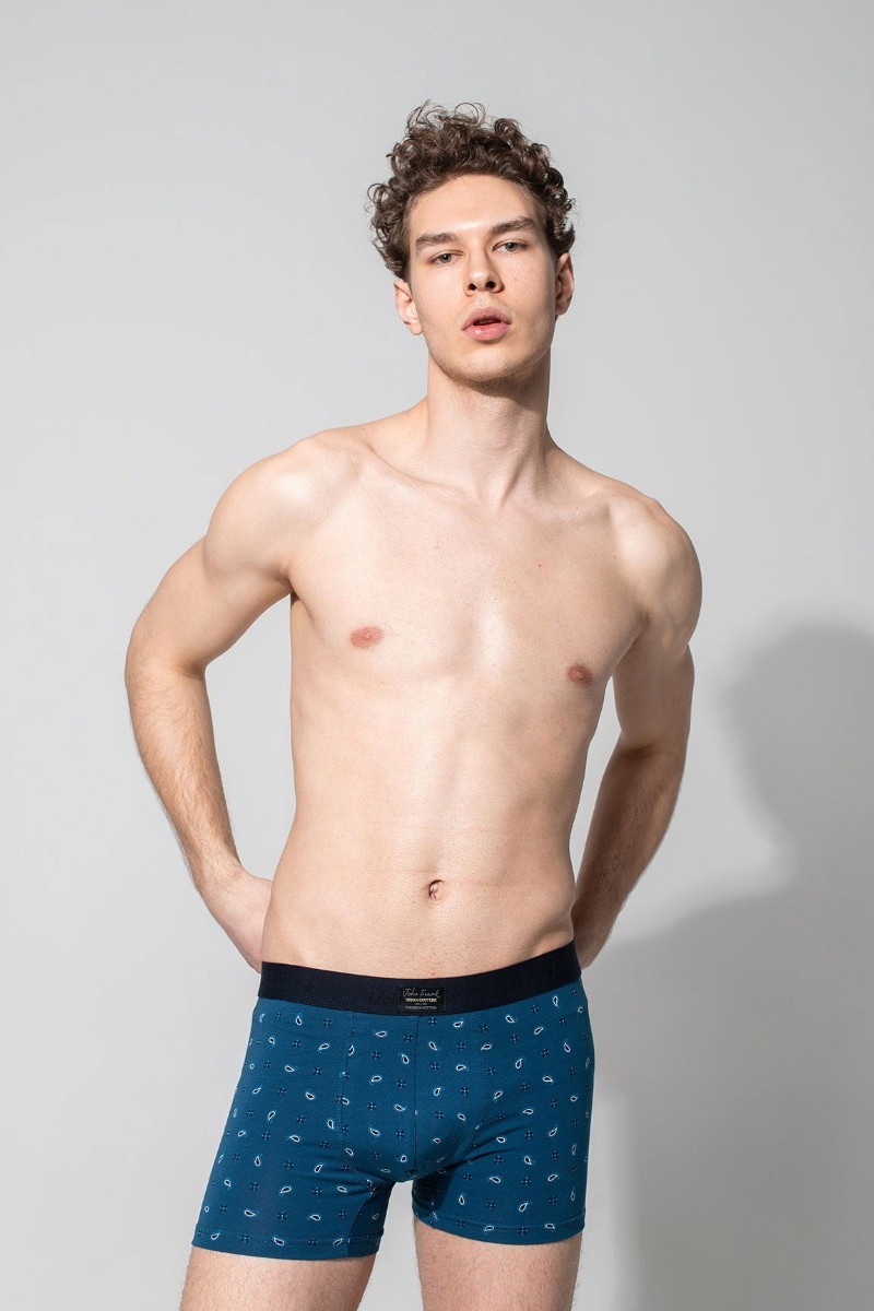 Boxer John Frank Smart Μπλε XL