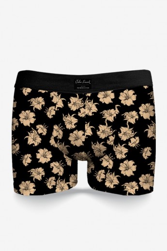 Boxer John Frank Urban Hibiscus Μαύρο L