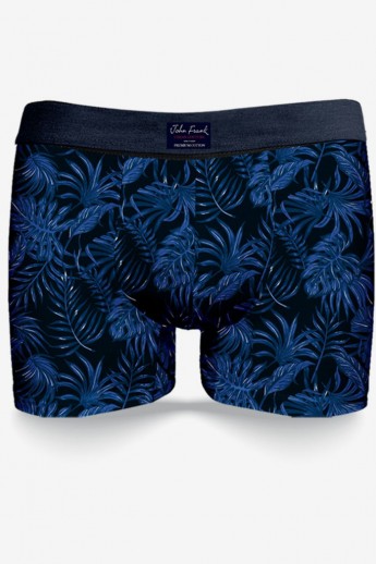 Boxer John Frank Urban Leaf Μαύρο XL