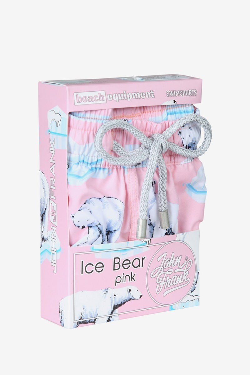 Μαγιο John Frank Pink Ice Bear Εμπριμε L