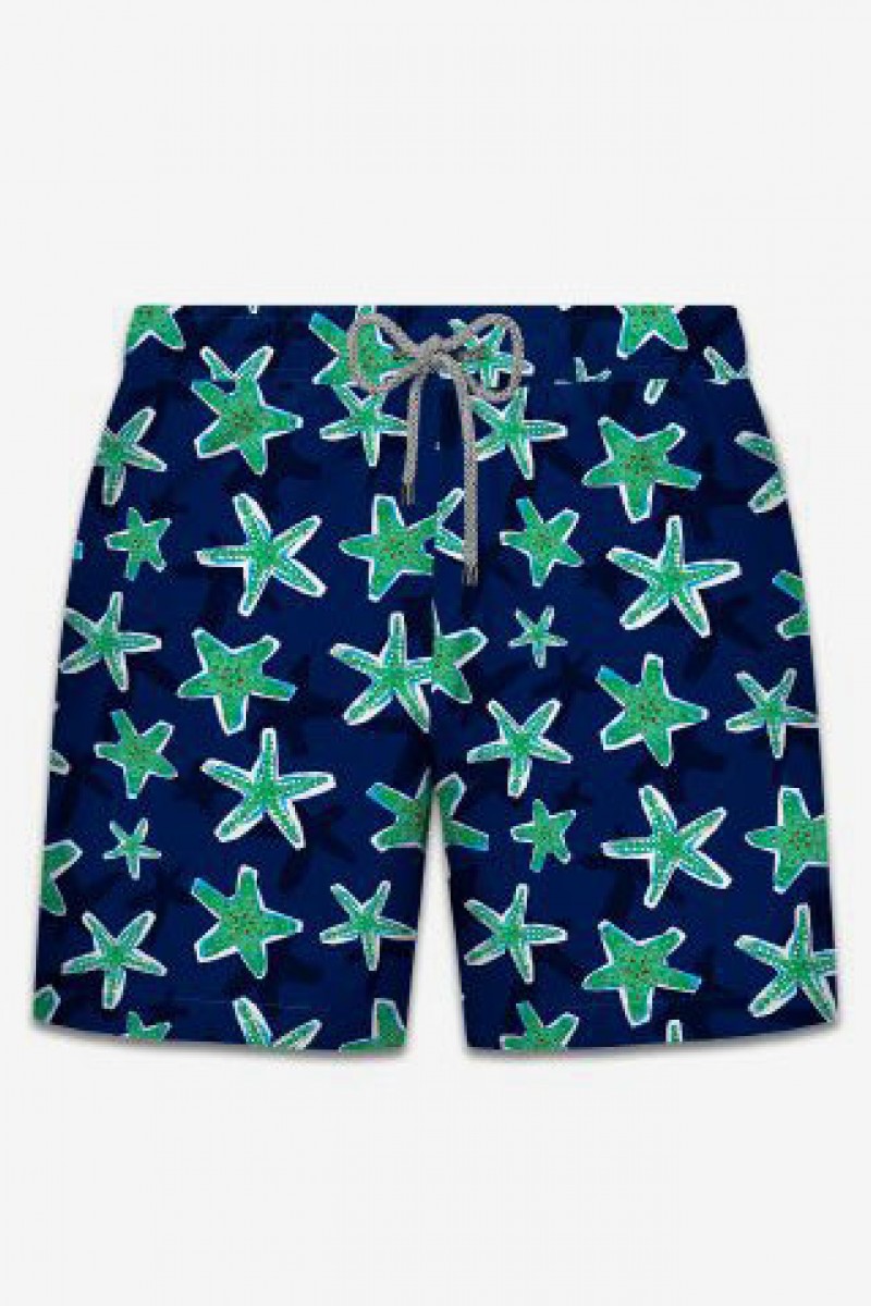 Μαγιο John Frank Starfish Μπλε XXL