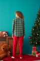 Πιτζαμα γυναικεία Fleece Siyah Merry And Bright Πράσινο M