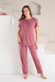 Πιτζαμα γυναικεία Viskoz Baki Collection pink poua B Σάπιο Μήλο XL