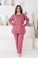 Πιτζαμα γυναικεία Viskoz Baki Collection pink poua C Pink Spotted XXL