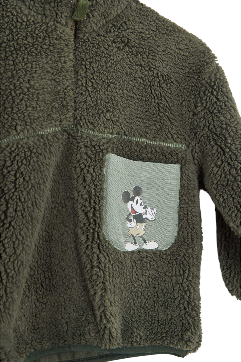 ΣΕΤ ΒΡΕΦΙΚΟ FLEECE ΚΑΙ ΠΑΝΤΕΛΟΝΙ CIMPA MICKEY ΜΕ ΤΣΕΠΗ ΚΑΙ ΚΕΝΤΗΜΑ Κυπαρισσί 9-12 μηνών