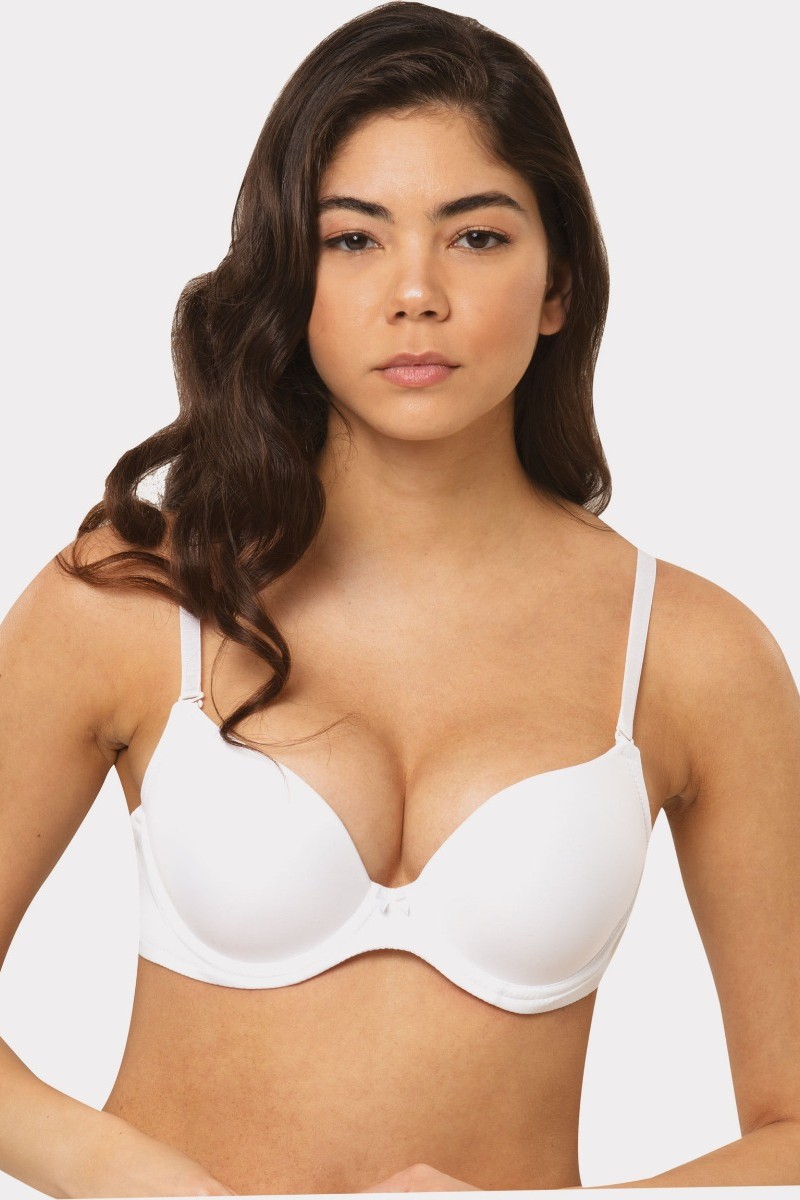 Σουτιεν Double Push Up Basics Norddiva Λευκό 75B