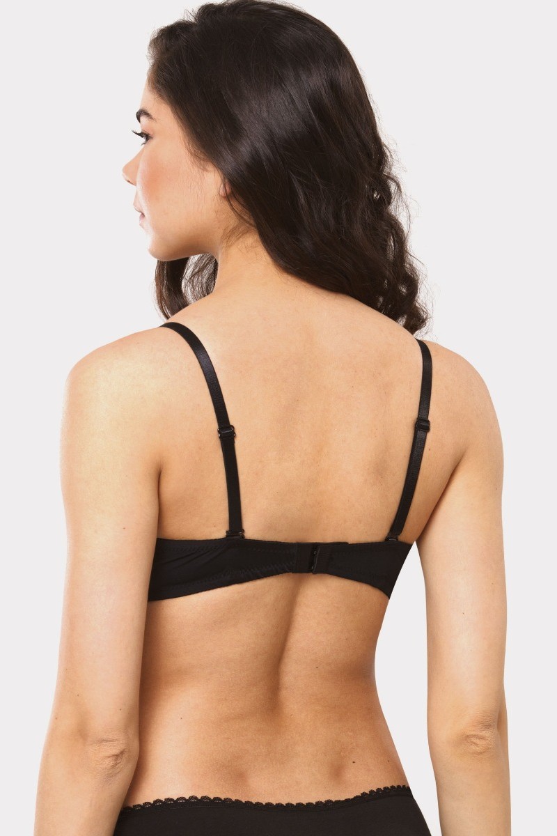 Σουτιεν Double Push Up Basics Norddiva Μαύρο 85B