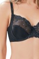 Σουτιέν γυναικείο Anil Wire Non-Push Up Lace Minimizer Μαύρο 70E