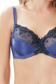 Σουτιέν γυναικείο Anil Wire Non-Push Up Lace Minimizer Μπλε Ρουά 70E