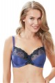 Σουτιέν γυναικείο Anil Wire Non-Push Up Lace Minimizer Μπλε Ρουά 85E