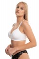 Σουτιεν Plus Size Soft Cup Norddiva Λευκό 80D