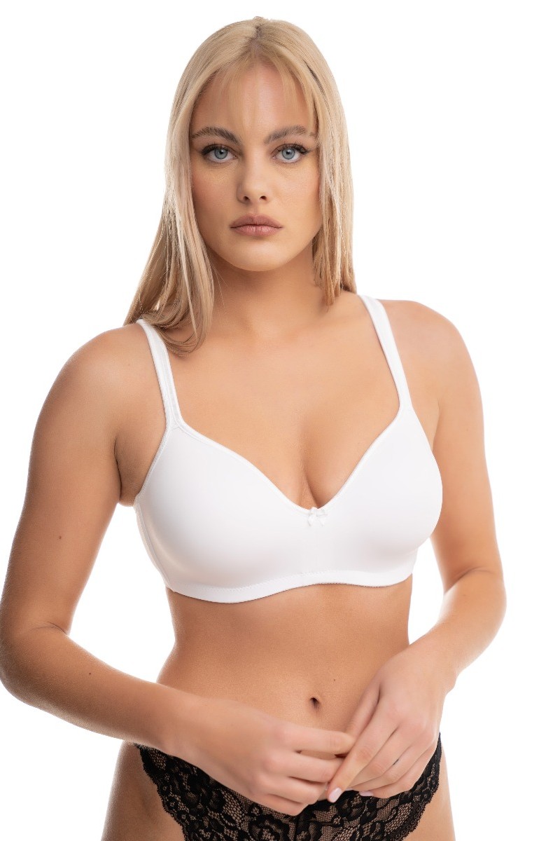 Σουτιεν Plus Size Soft Cup Norddiva Λευκό 80D