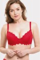 Σουτιεν Push Up Lace Norddiva Κόκκινο 75D