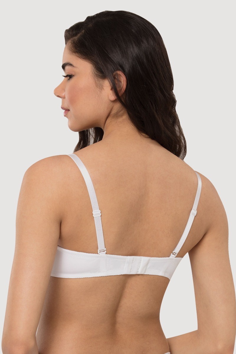 Σουτιεν Strapless Balconette Soft Norddiva Λευκό 75C