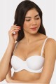 Σουτιεν Strapless Balconette Soft Norddiva Λευκό 75C