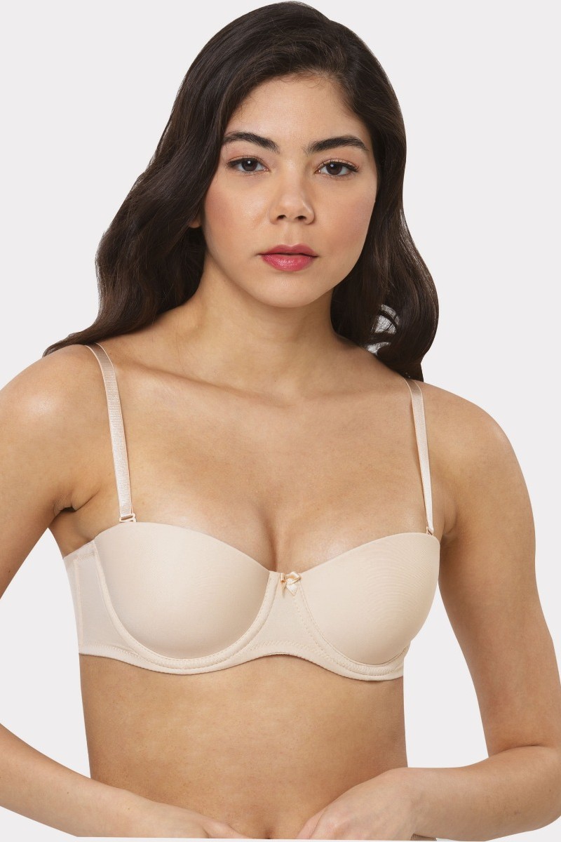 Σουτιεν Strapless Balconette Soft Norddiva Μπεζ 75C