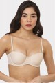 Σουτιεν Strapless Balconette Soft Norddiva Μπεζ 75C