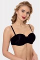 Σουτιεν Strapless Push Up Norddiva Μαύρο 75B