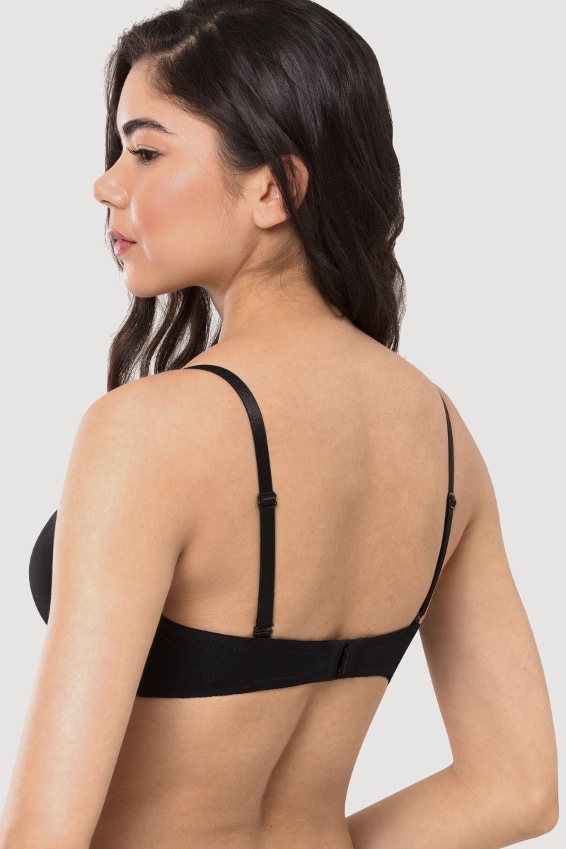 Σουτιεν Strapless Push Up Norddiva Μαύρο 90B