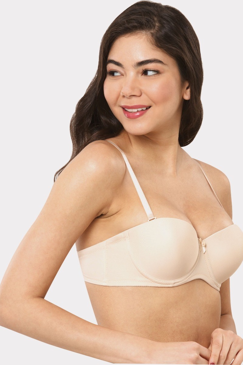 Σουτιεν Strapless Push Up Norddiva Μπεζ 75B