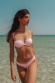 V Wired High Leg Bikini Swimwear - Baby Pink Ροζ L